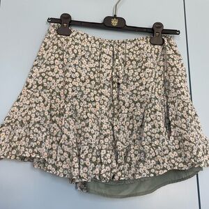Urban Outfitters Flower Print Skirt